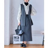 メルトンスリットナロースカート スカート ロング | Growing Rich | 詳細画像9 