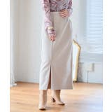 メルトンスリットナロースカート スカート ロング | Growing Rich | 詳細画像4 