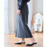 メルトンスリットナロースカート スカート ロング | Growing Rich | 詳細画像8 