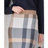 チェック柄マーメイドニットスカート M L | Growing Rich | 詳細画像4