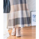 チェック柄マーメイドニットスカート M L | Growing Rich | 詳細画像5