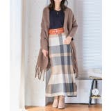 チェック柄マーメイドニットスカート M L | Growing Rich | 詳細画像8