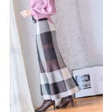 チェック柄マーメイドニットスカート M L | Growing Rich | 詳細画像9