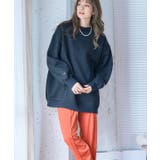 袖ロゴ入り裏起毛ビッグスウェット トレーナー 裏起毛 | Growing Rich | 詳細画像2