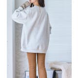 袖ロゴ入り裏起毛ビッグスウェット トレーナー 裏起毛 | Growing Rich | 詳細画像11