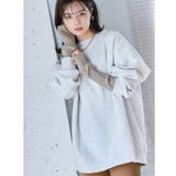 袖ロゴ入り裏起毛ビッグスウェット トレーナー 裏起毛 | Growing Rich | 詳細画像13