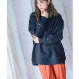 袖ロゴ入り裏起毛ビッグスウェット トレーナー 裏起毛 | Growing Rich | 詳細画像4