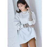 袖ロゴ入り裏起毛ビッグスウェット トレーナー 裏起毛 | Growing Rich | 詳細画像8