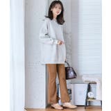 袖ロゴ入り裏起毛ビッグスウェット トレーナー 裏起毛 | Growing Rich | 詳細画像9