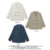 ダブルテーラードジャケット テーラードジャケット レディース | Growing Rich | 詳細画像15