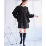 ふくれジャガードペプラムトップス ペプラム トップス | Growing Rich | 詳細画像11 