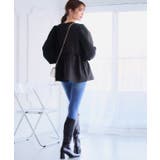 ふくれジャガードペプラムトップス ペプラム トップス | Growing Rich | 詳細画像12 