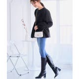 ふくれジャガードペプラムトップス ペプラム トップス | Growing Rich | 詳細画像10 