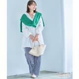 オフホワイト | バンドカラー ティアード チュニック | Growing Rich