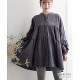 バンドカラー ティアード チュニック | Growing Rich | 詳細画像18