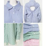 ストライプバックオープンシャツ ストライプ シャツ | Growing Rich | 詳細画像17 