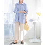 ストライプバックオープンシャツ ストライプ シャツ | Growing Rich | 詳細画像5 