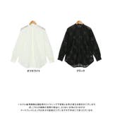 バンドカラーレースシャツ レース ブラウス | Growing Rich | 詳細画像13