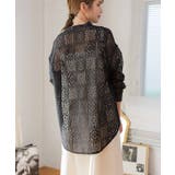 バンドカラーレースシャツ レース ブラウス | Growing Rich | 詳細画像6