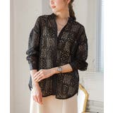 バンドカラーレースシャツ レース ブラウス | Growing Rich | 詳細画像7