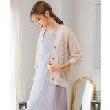 透かし柄カーディガン カーディガン レディース | Growing Rich | 詳細画像3 
