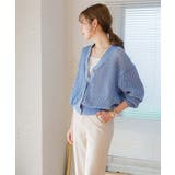 透かし柄カーディガン カーディガン レディース | Growing Rich | 詳細画像5 