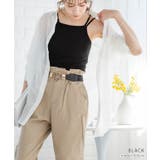 カップ付きバッククロスキャミ ブラトップ カップ付 | Growing Rich | 詳細画像3
