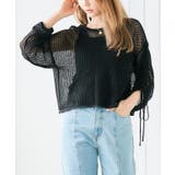 ブラック | メッシュシャーリングプルオーバー メッシュ トップス | Growing Rich