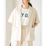 リネンライクシャツジャケット シャツジャケット レディース | Growing Rich | 詳細画像8