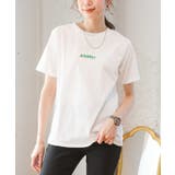 オフGRN | 天竺スモールプリントTシャツ tシャツ レディース | Growing Rich