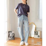 天竺スモールプリントTシャツ tシャツ レディース | Growing Rich | 詳細画像7