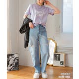 天竺カラープリントロゴTシャツ tシャツ レディース | Growing Rich | 詳細画像6 