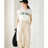ロゴフレンチスリーブTシャツ トップス レディース | Growing Rich | 詳細画像2