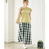 ロゴフレンチスリーブTシャツ トップス レディース | Growing Rich | 詳細画像9