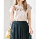 ロゴフレンチスリーブTシャツ トップス レディース | Growing Rich | 詳細画像11