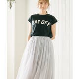 ロゴフレンチスリーブTシャツ トップス レディース | Growing Rich | 詳細画像13