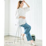 フロントシャーリング5分袖シャツ トップス レディース | Growing Rich | 詳細画像3