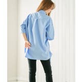 フロントシャーリング5分袖シャツ トップス レディース | Growing Rich | 詳細画像9