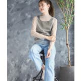 ラメシアーチュールトップス 見せるインナー シアートップス | Growing Rich | 詳細画像11