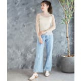 ラメシアーチュールトップス 見せるインナー シアートップス | Growing Rich | 詳細画像3