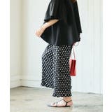 総柄プリーツワイドパンツ プリーツ パンツ | Growing Rich | 詳細画像4