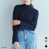 ベルスリーブやわらかニット ニット 薄手ニット | Growing Rich | 詳細画像1