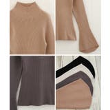 ベルスリーブやわらかニット ニット 薄手ニット | Growing Rich | 詳細画像11