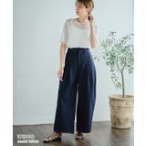 リジットデニムタックワイドパンツ タック入り デニム | Growing Rich | 詳細画像2