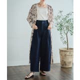 リジットデニムタックワイドパンツ タック入り デニム | Growing Rich | 詳細画像9