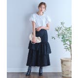 ボリューム袖タックTシャツ 二の腕カバー トップス | Growing Rich | 詳細画像8
