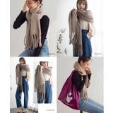 マフラー ボリュームマフラー フリンジ | Growing Rich | 詳細画像13 