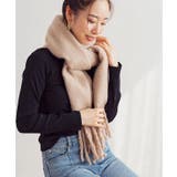 マフラー ボリュームマフラー フリンジ | Growing Rich | 詳細画像17 