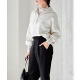 ハーフジップニットプルオーバー ニット レディース | Growing Rich | 詳細画像3