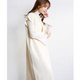 パール付きキーネックワンピース ワンピース 秋冬 | Growing Rich | 詳細画像10